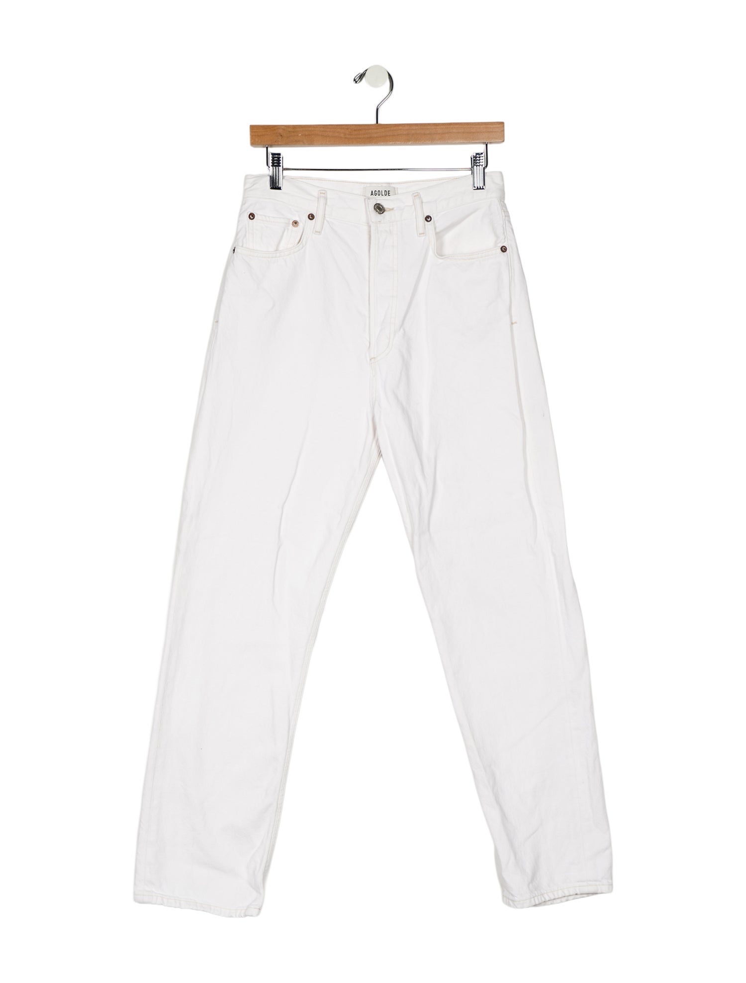 AGOLDE High-Rise Straight Leg Jeans