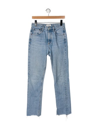 AGOLDE Mid-Rise Straight Leg Jeans