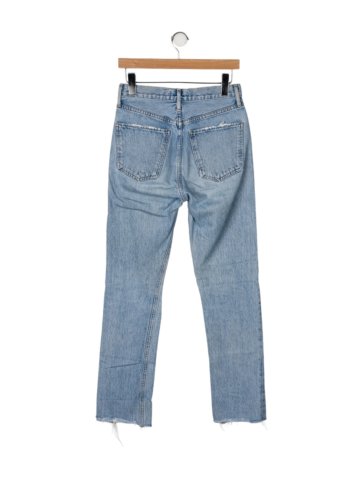 AGOLDE Mid-Rise Straight Leg Jeans