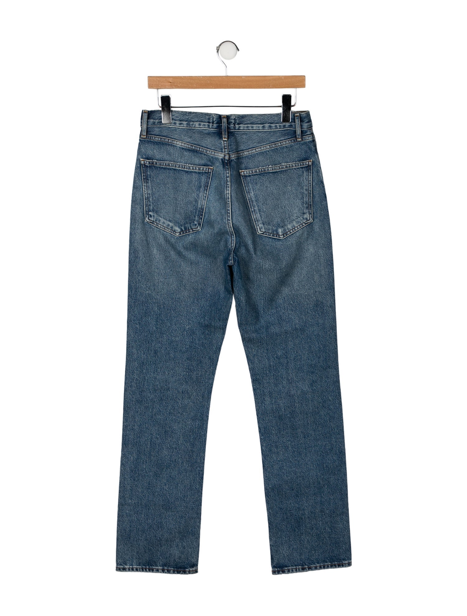 AGOLDE High-Rise Straight Leg Jeans