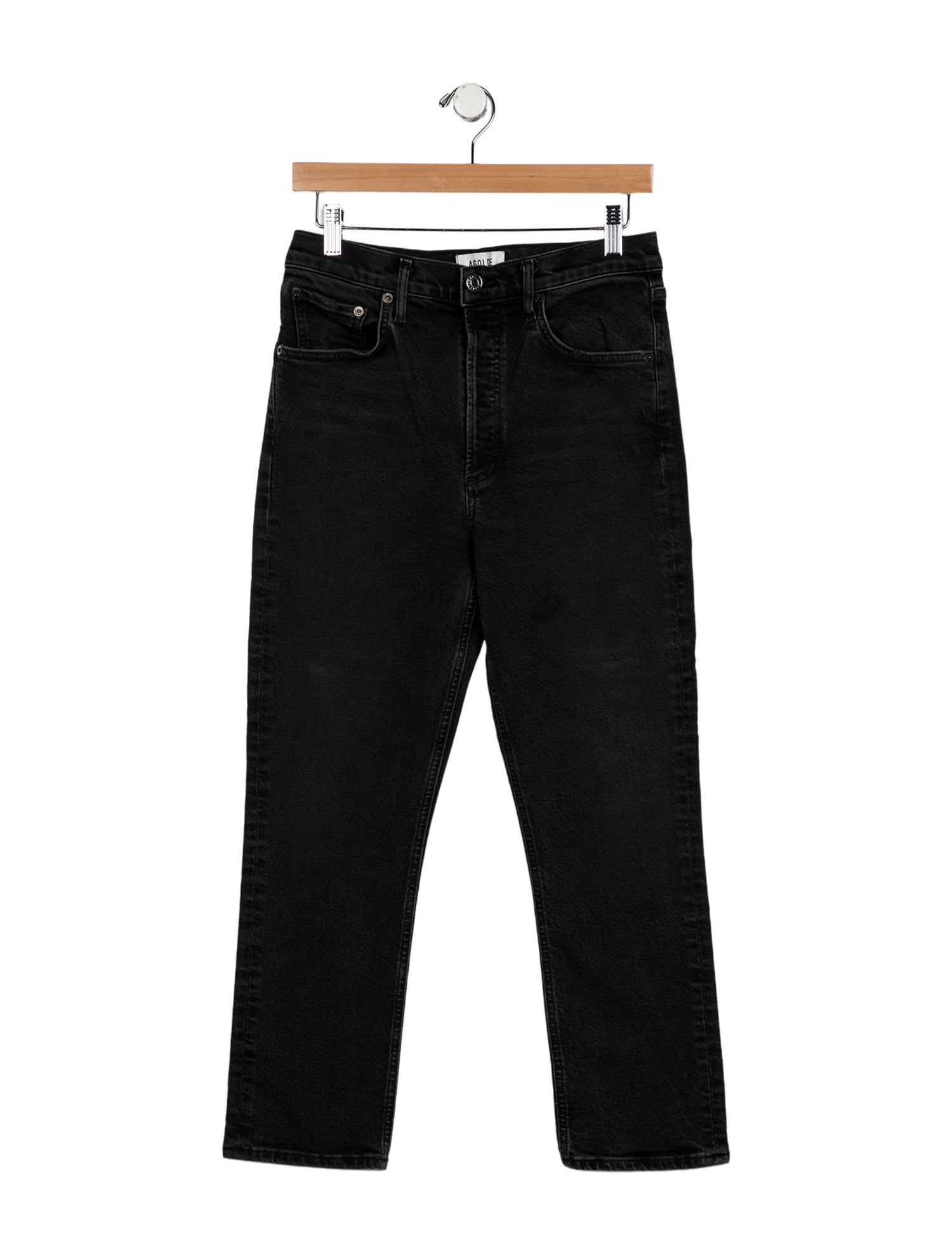 AGOLDE Mid-Rise Straight Leg Jeans