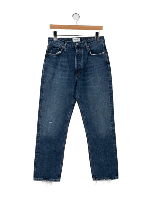 AGOLDE Mid-Rise Straight Leg Jeans
