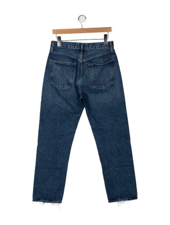 AGOLDE Mid-Rise Straight Leg Jeans