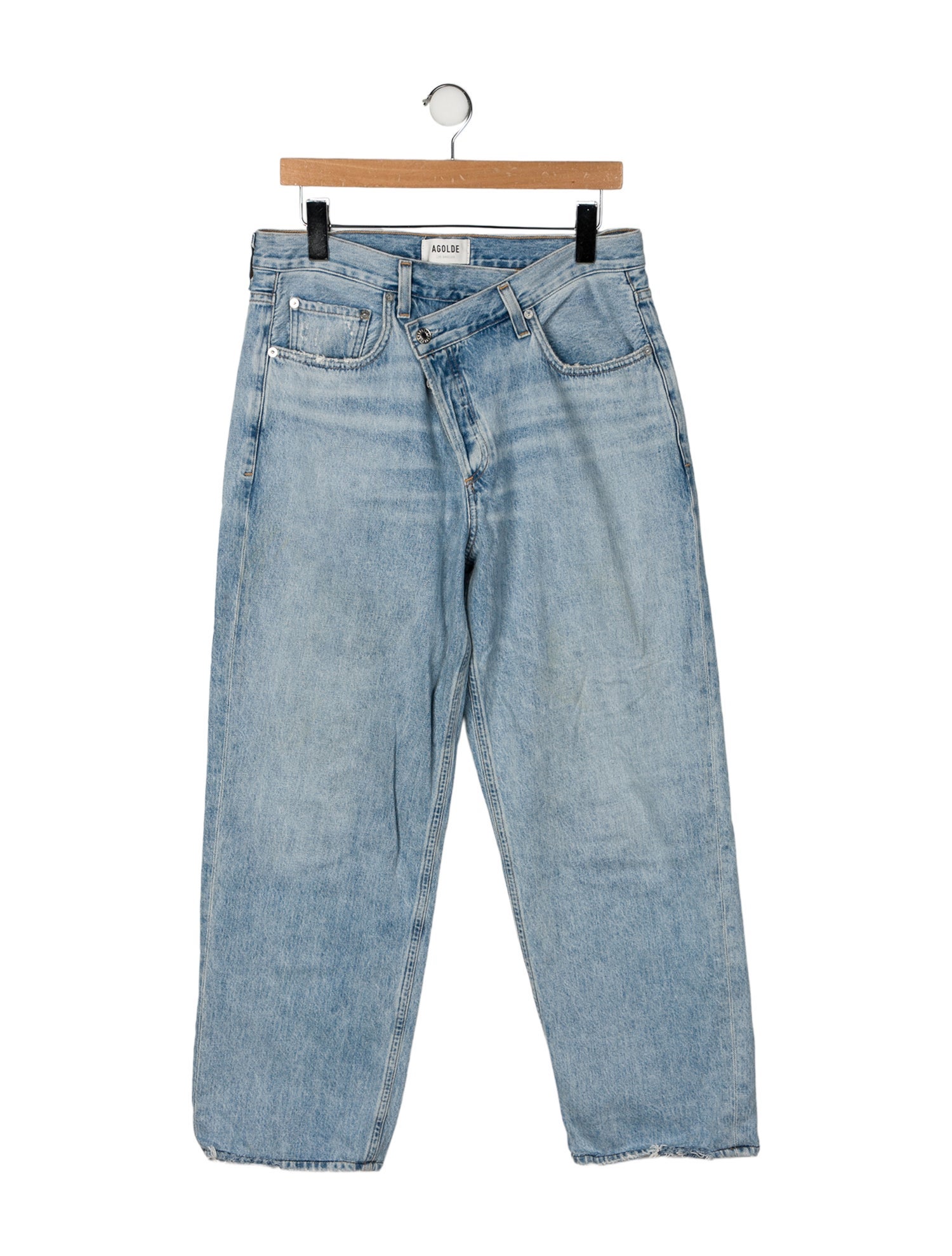 AGOLDE High-Rise Straight Leg Jeans