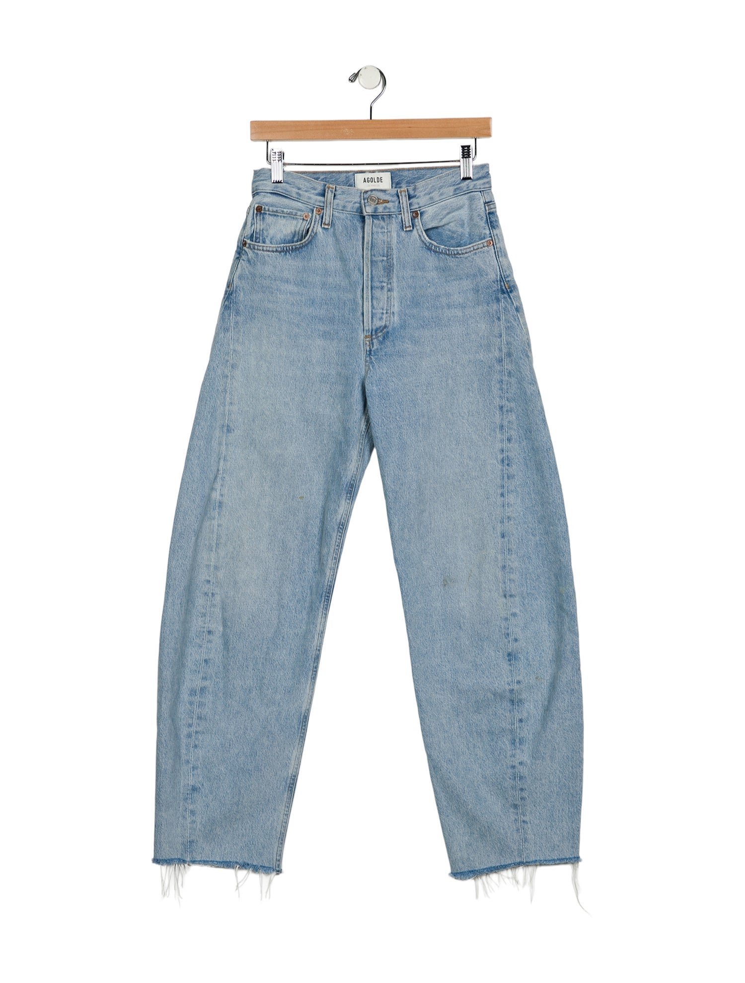 AGOLDE High-Rise Straight Leg Jeans