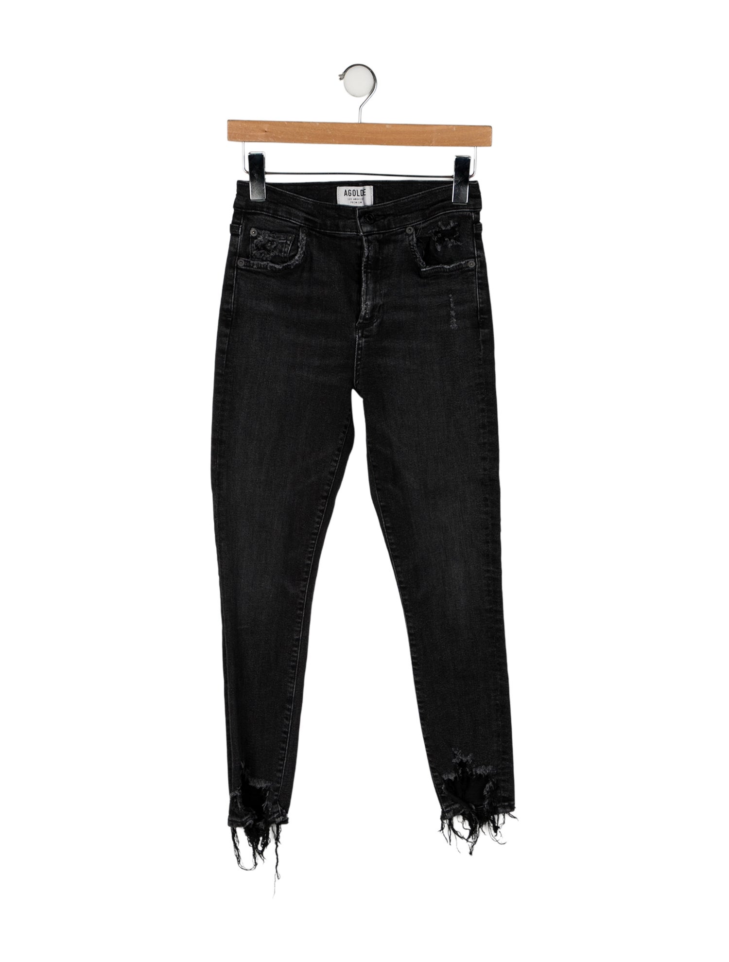 AGOLDE Mid-Rise Skinny Leg Jeans
