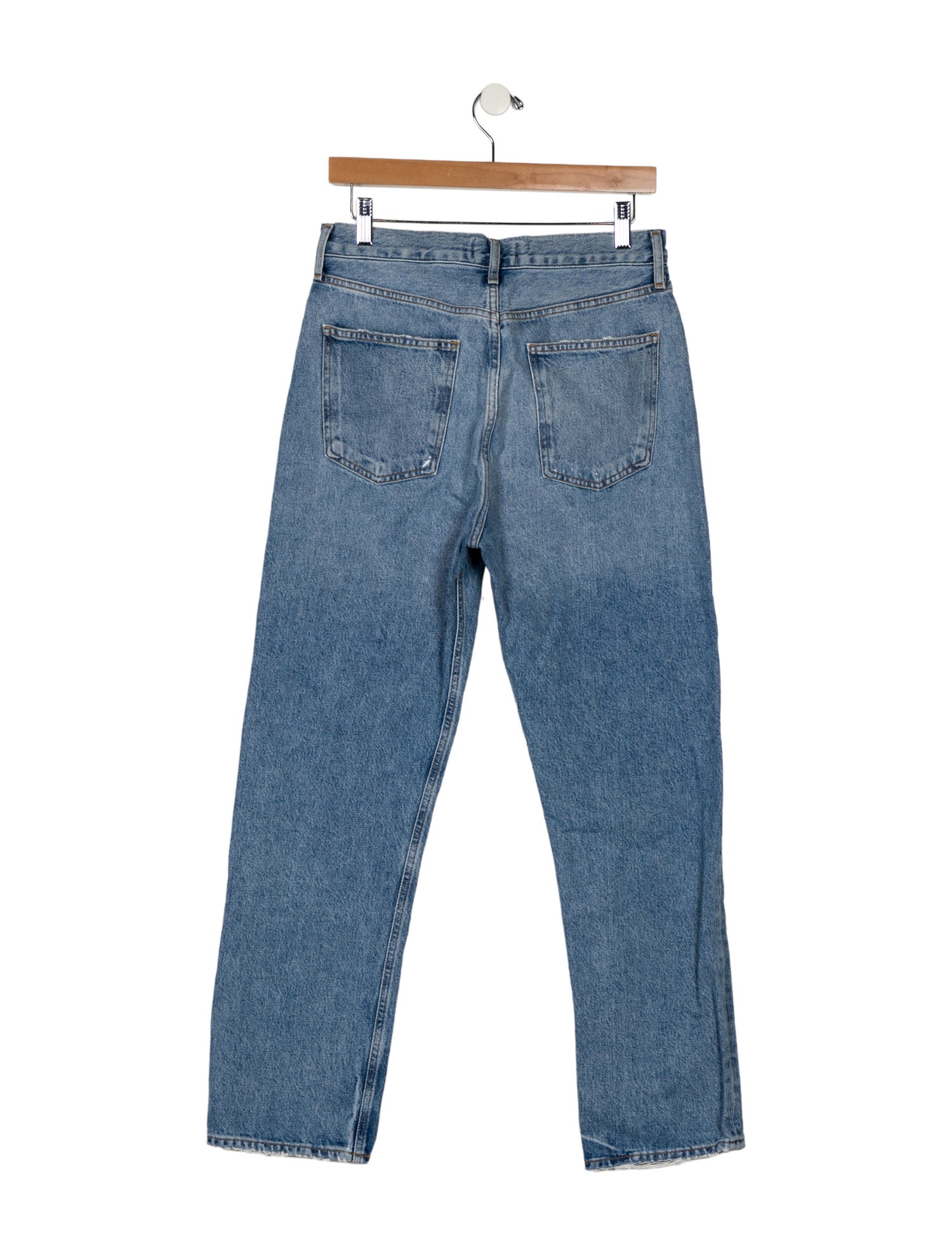 AGOLDE High-Rise Straight Leg Jeans