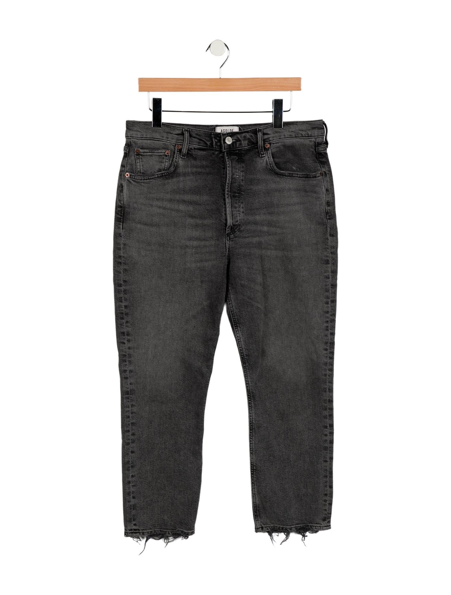 AGOLDE High-Rise Straight Leg Jeans