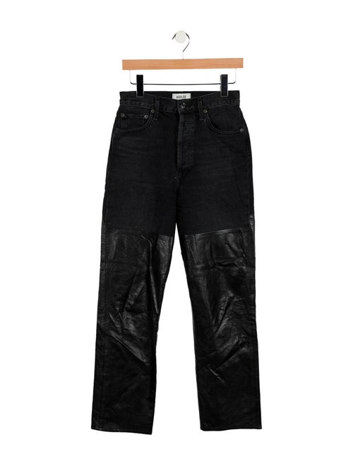 AGOLDE High-Rise Straight Leg Jeans