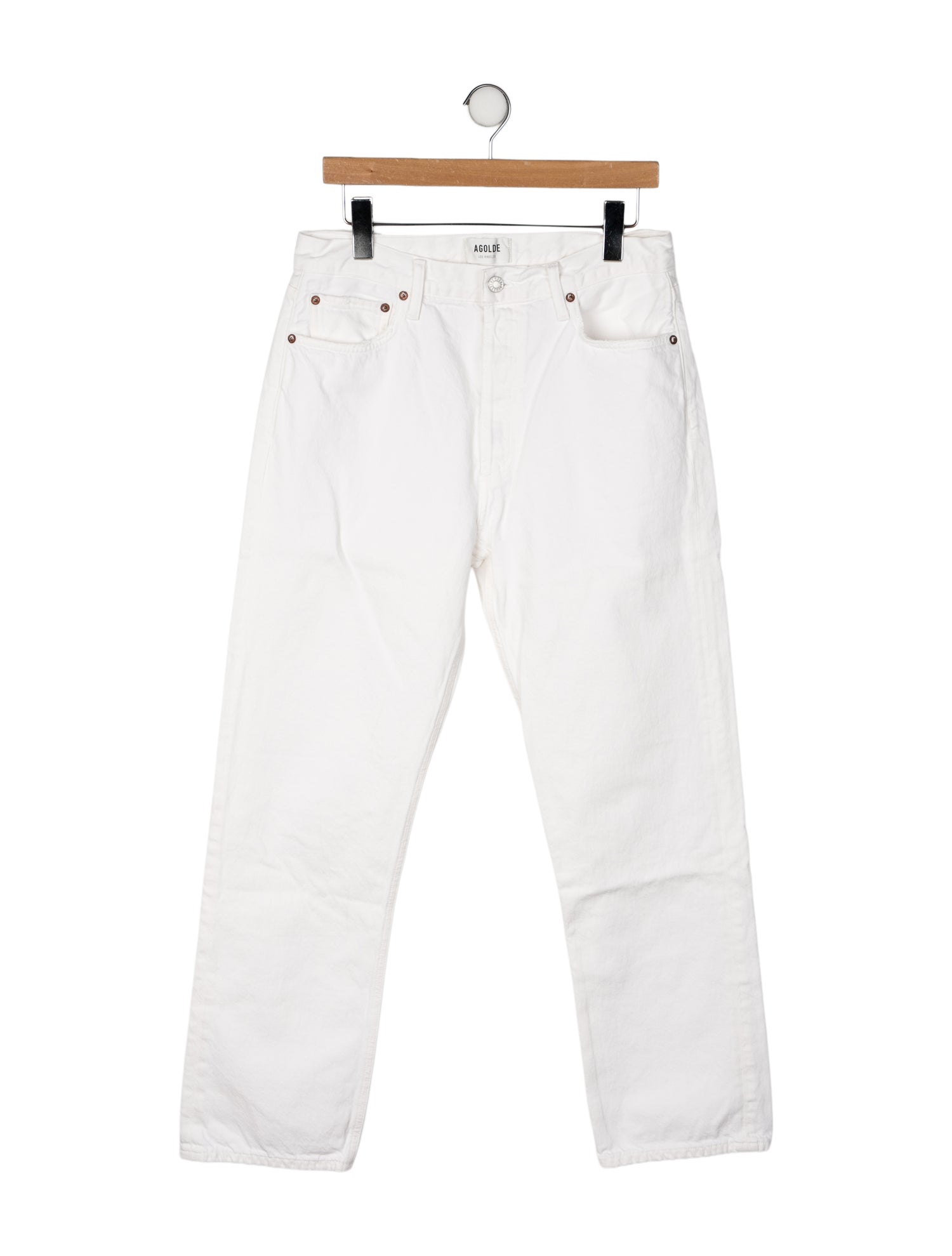 AGOLDE High-Rise Straight Leg Jeans