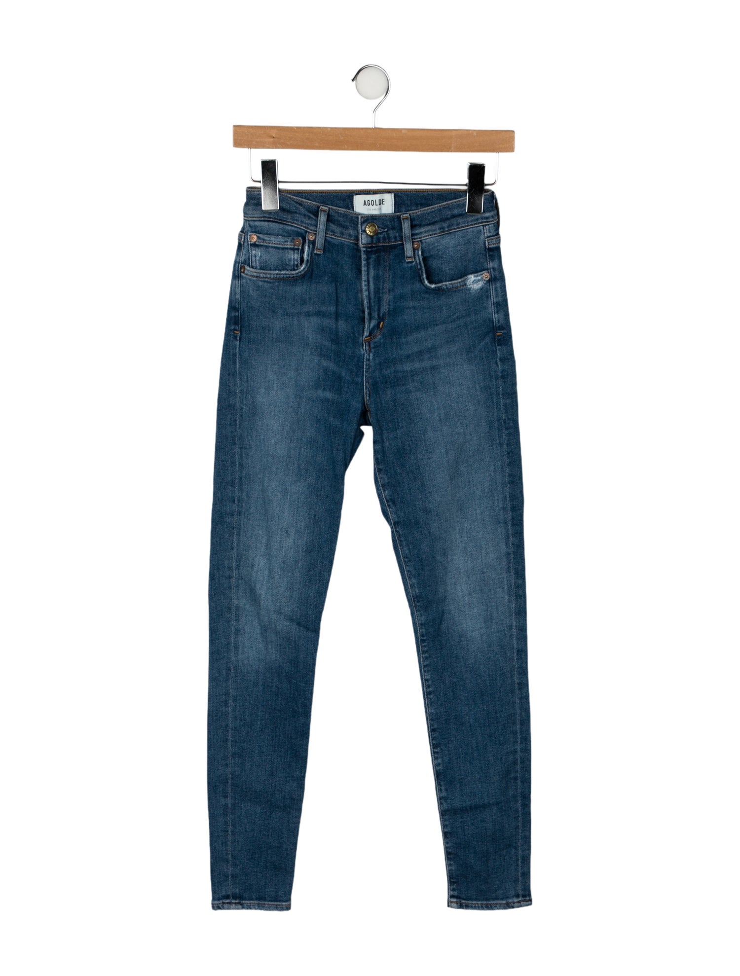 AGOLDE High-Rise Skinny Leg Jeans
