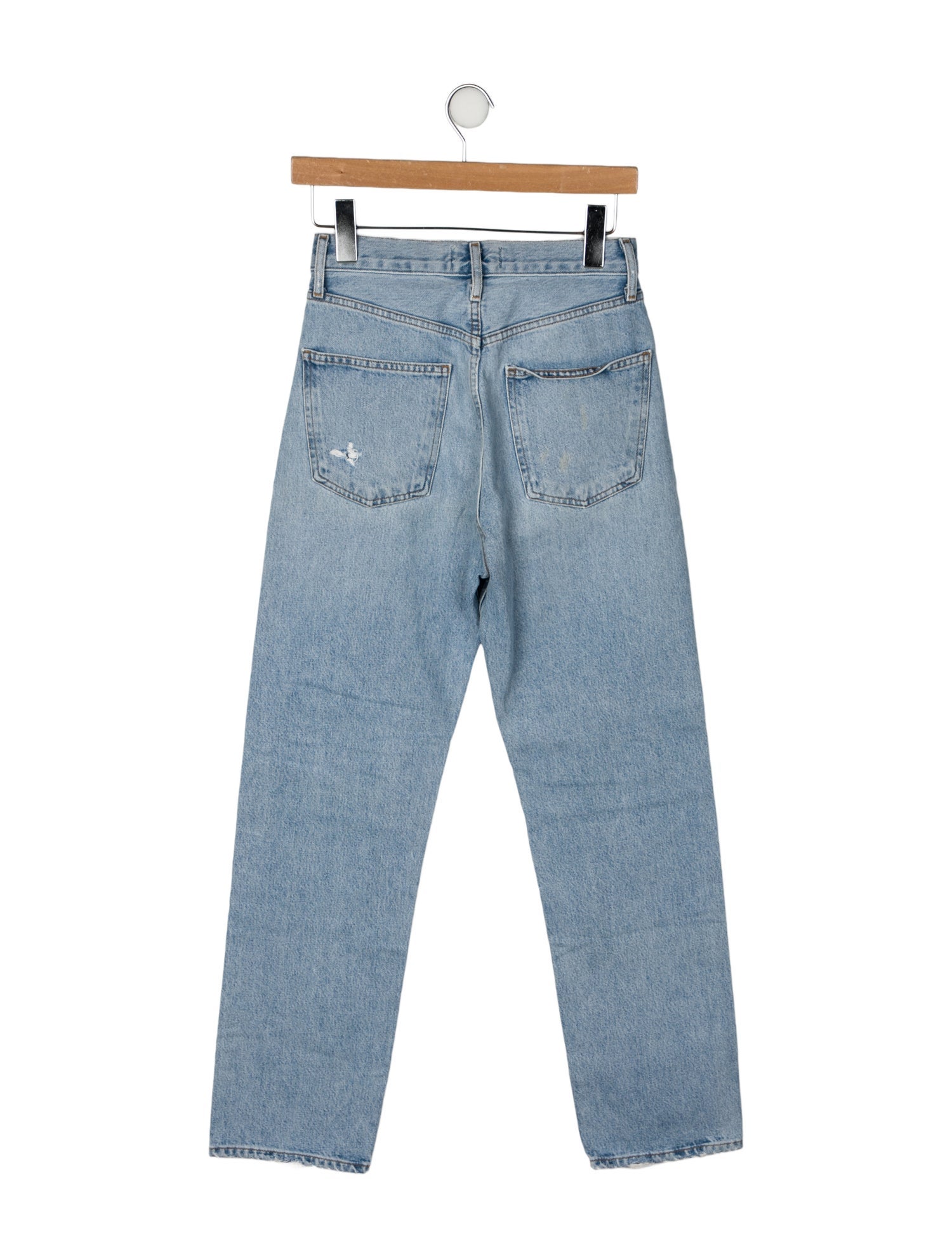 AGOLDE High-Rise Straight Leg Jeans