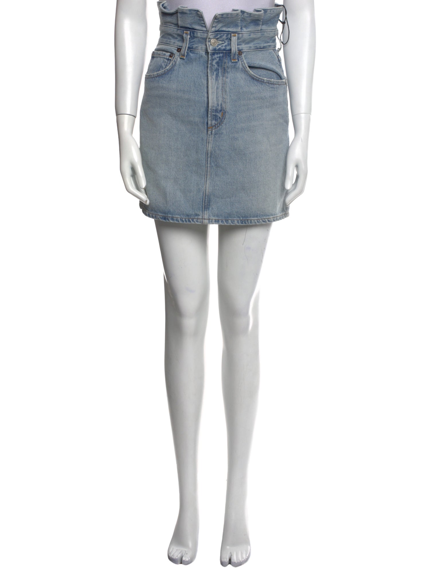 AGOLDE Distressed Accents Mini Skirt w/ Tags