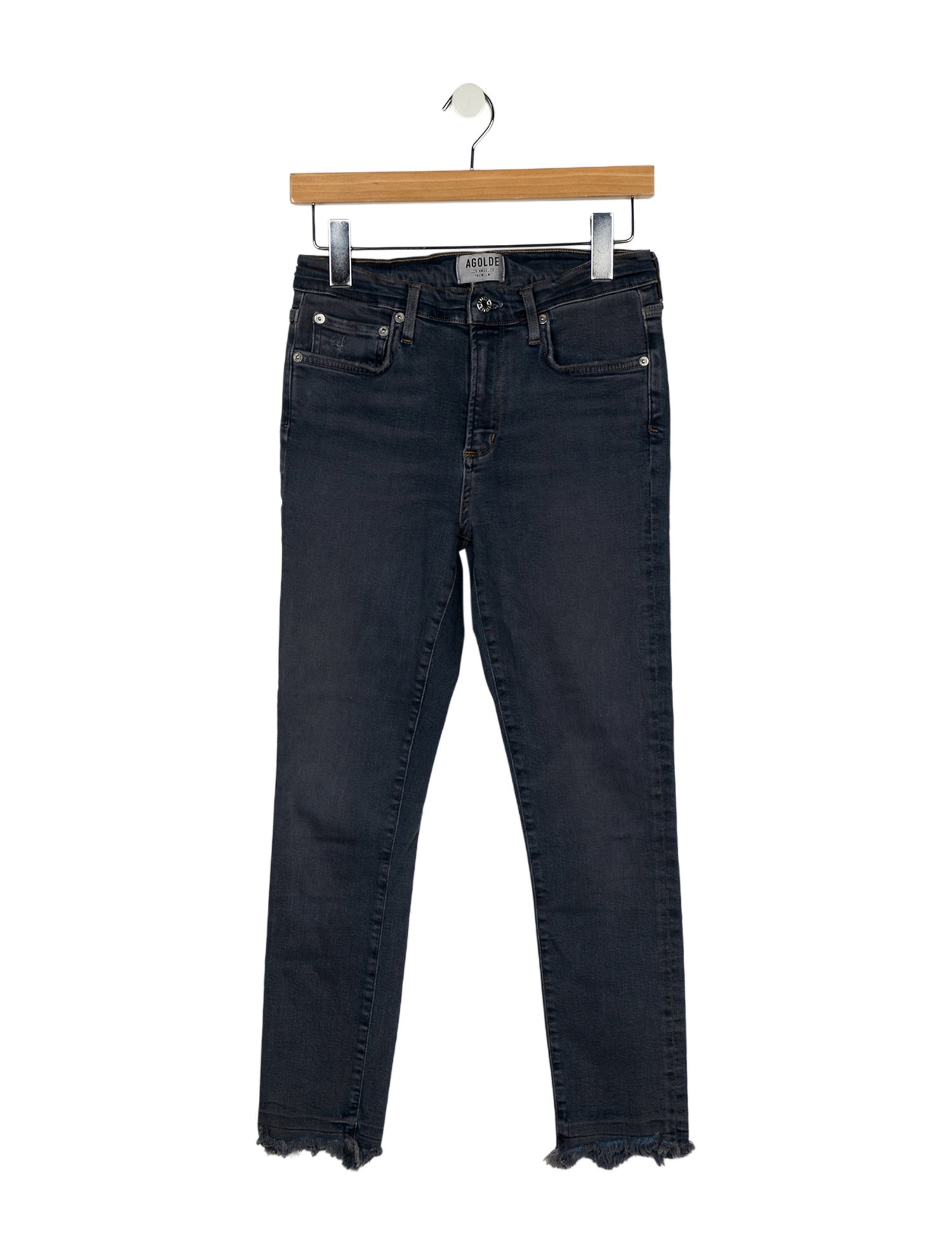 AGOLDE Mid-Rise Skinny Leg Jeans