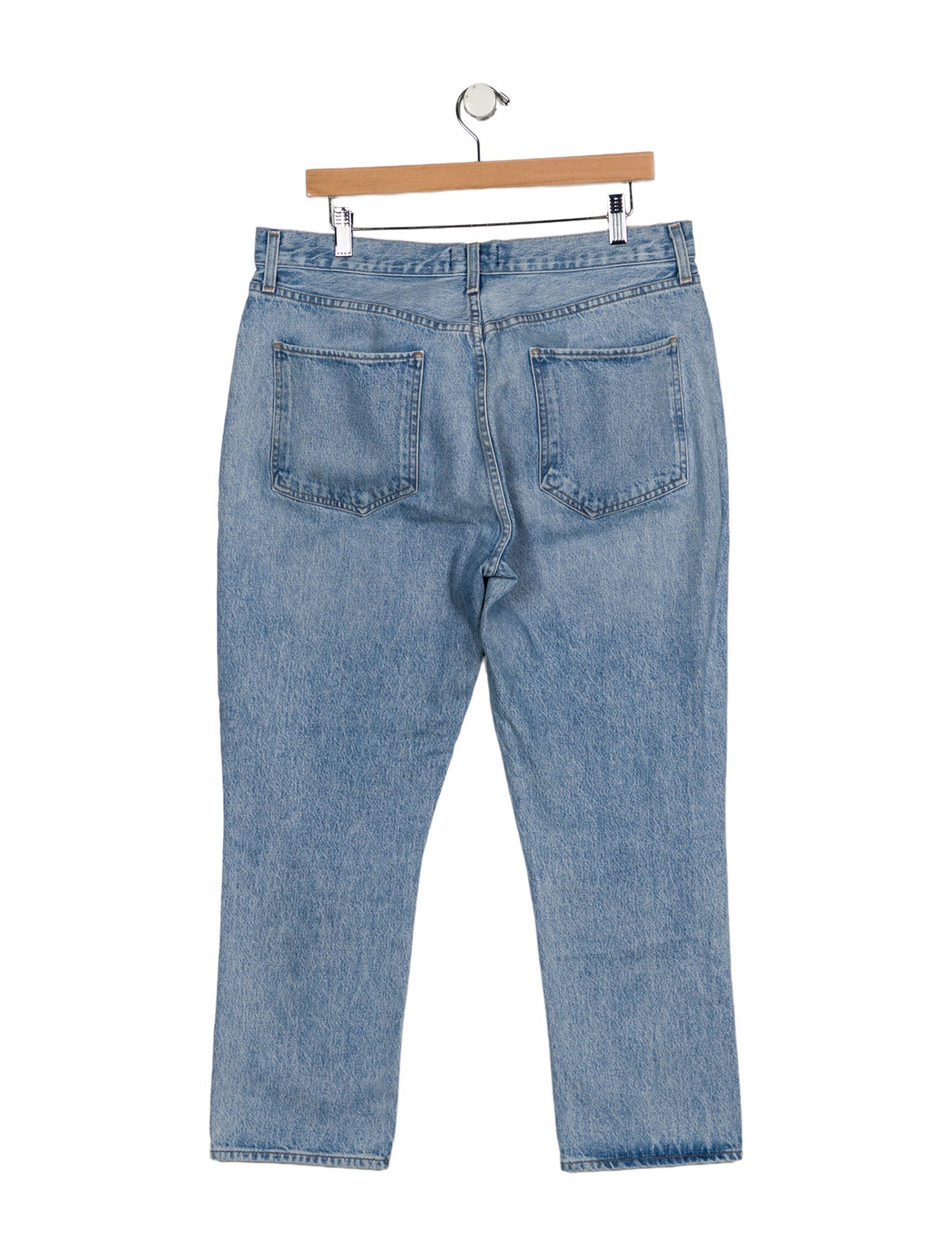 AGOLDE High-Rise Straight Leg Jeans
