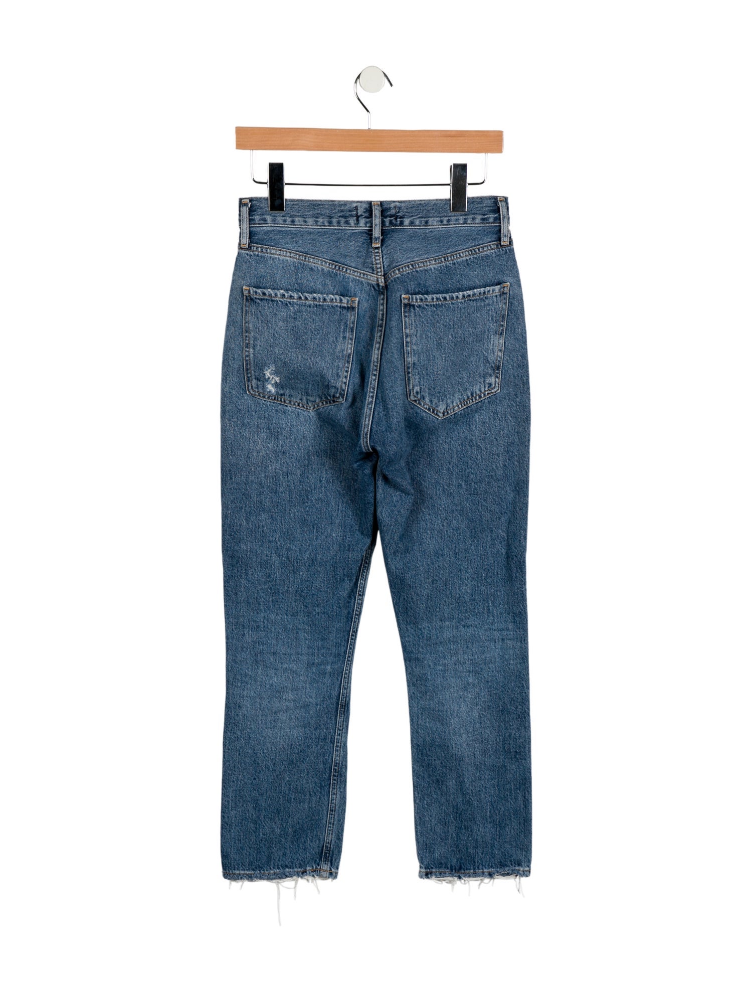 AGOLDE High-Rise Straight Leg Jeans