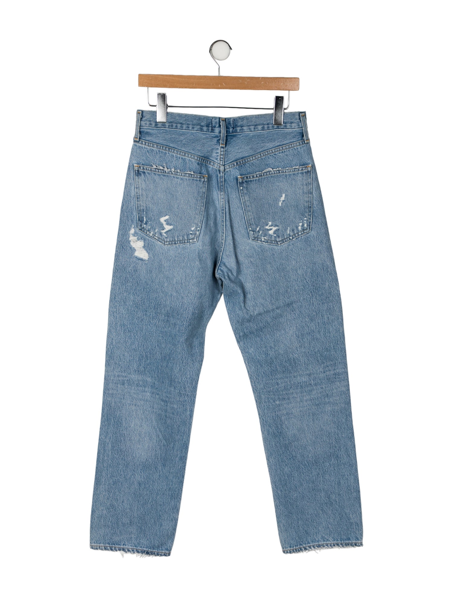 AGOLDE High-Rise Straight Leg Jeans