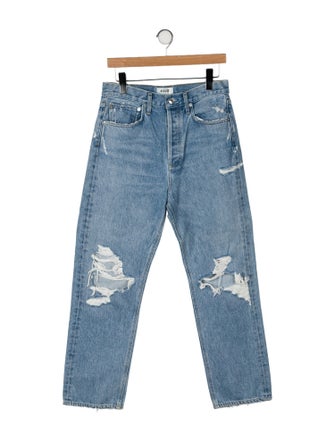 AGOLDE High-Rise Straight Leg Jeans