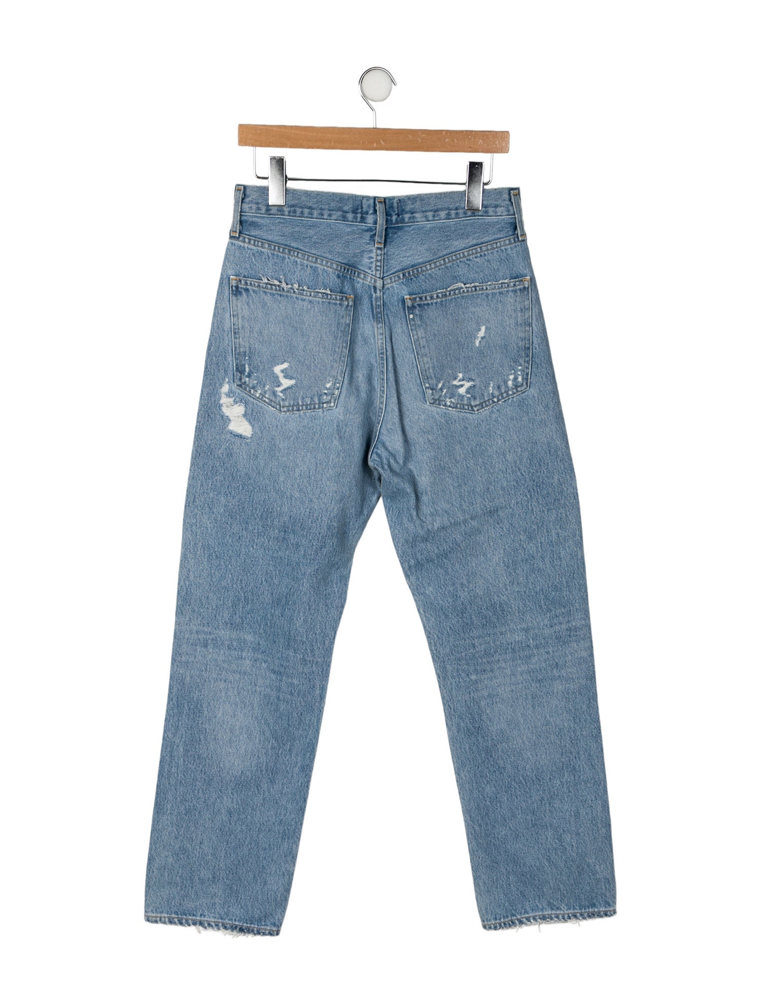AGOLDE High-Rise Straight Leg Jeans