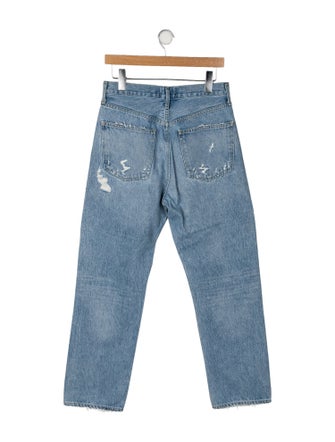 AGOLDE High-Rise Straight Leg Jeans