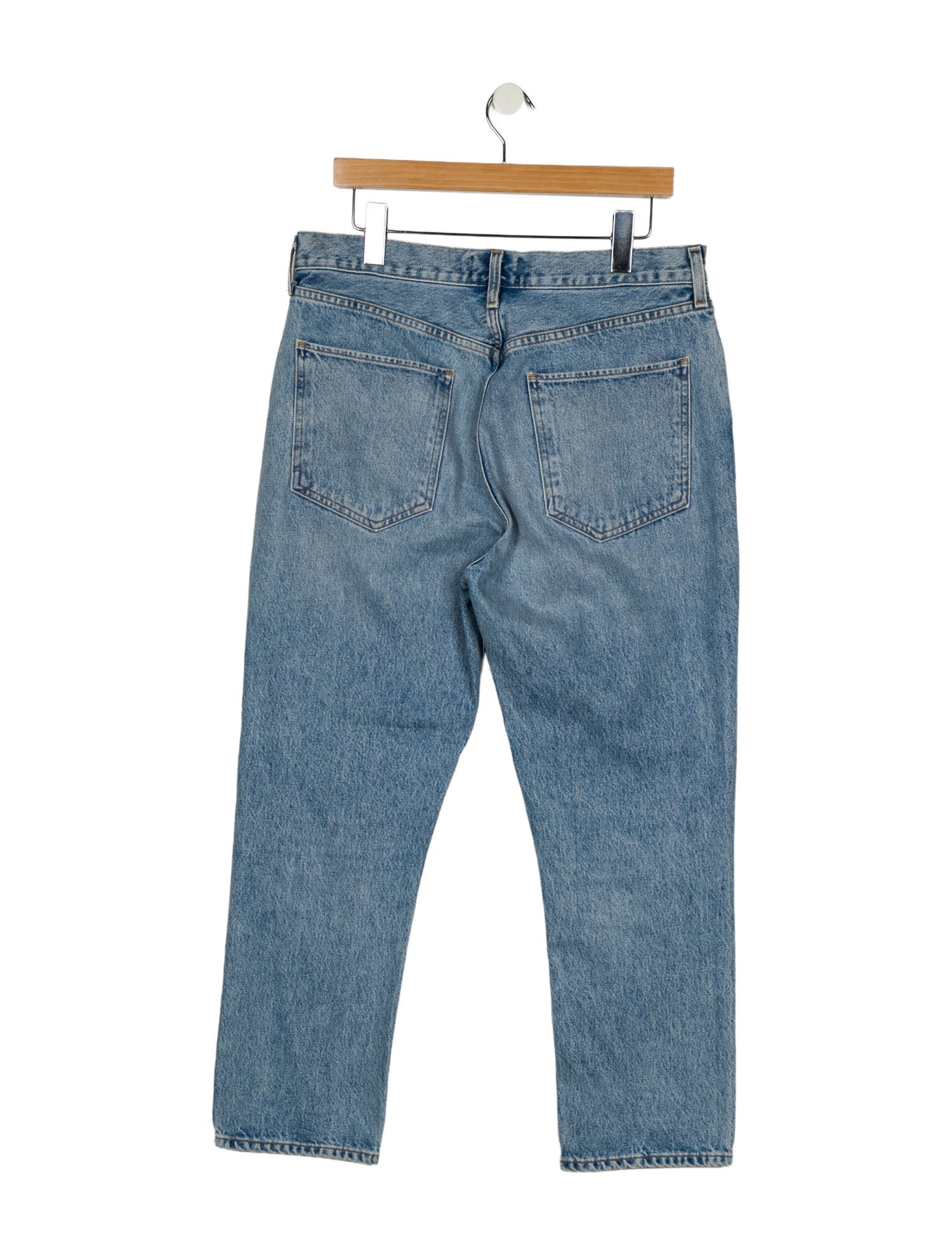 AGOLDE High-Rise Straight Leg Jeans