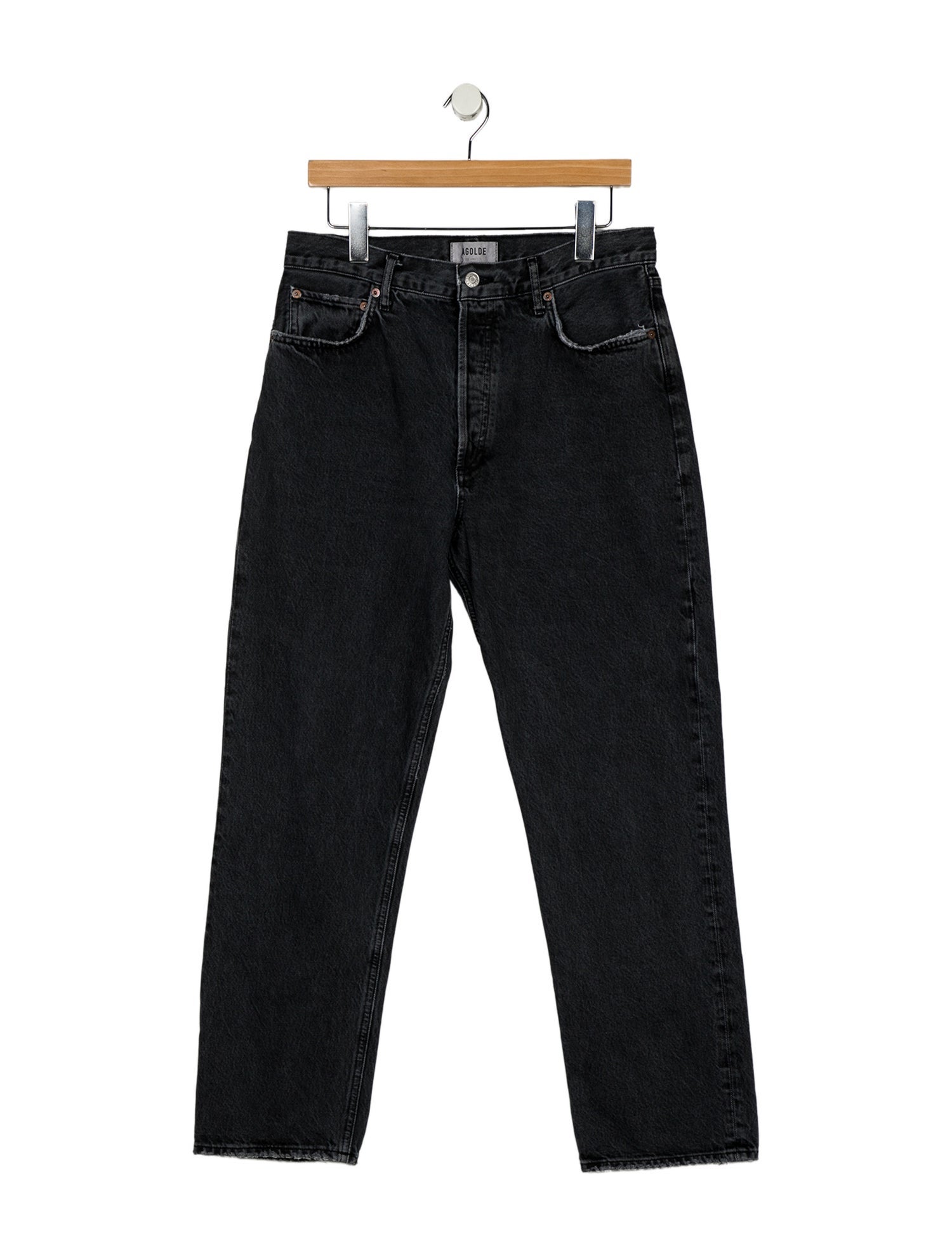AGOLDE High-Rise Straight Leg Jeans
