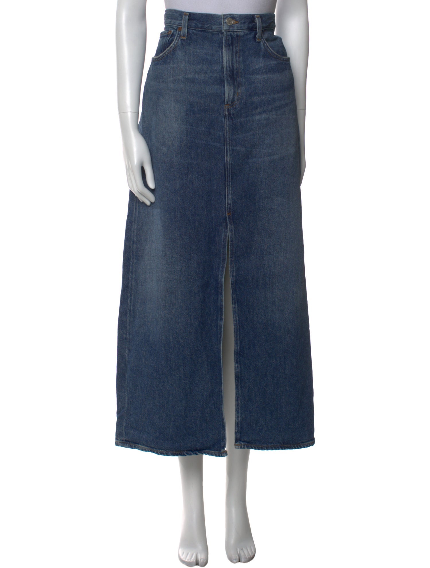 AGOLDE Midi Length Skirt