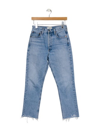 AGOLDE High-Rise Straight Leg Jeans