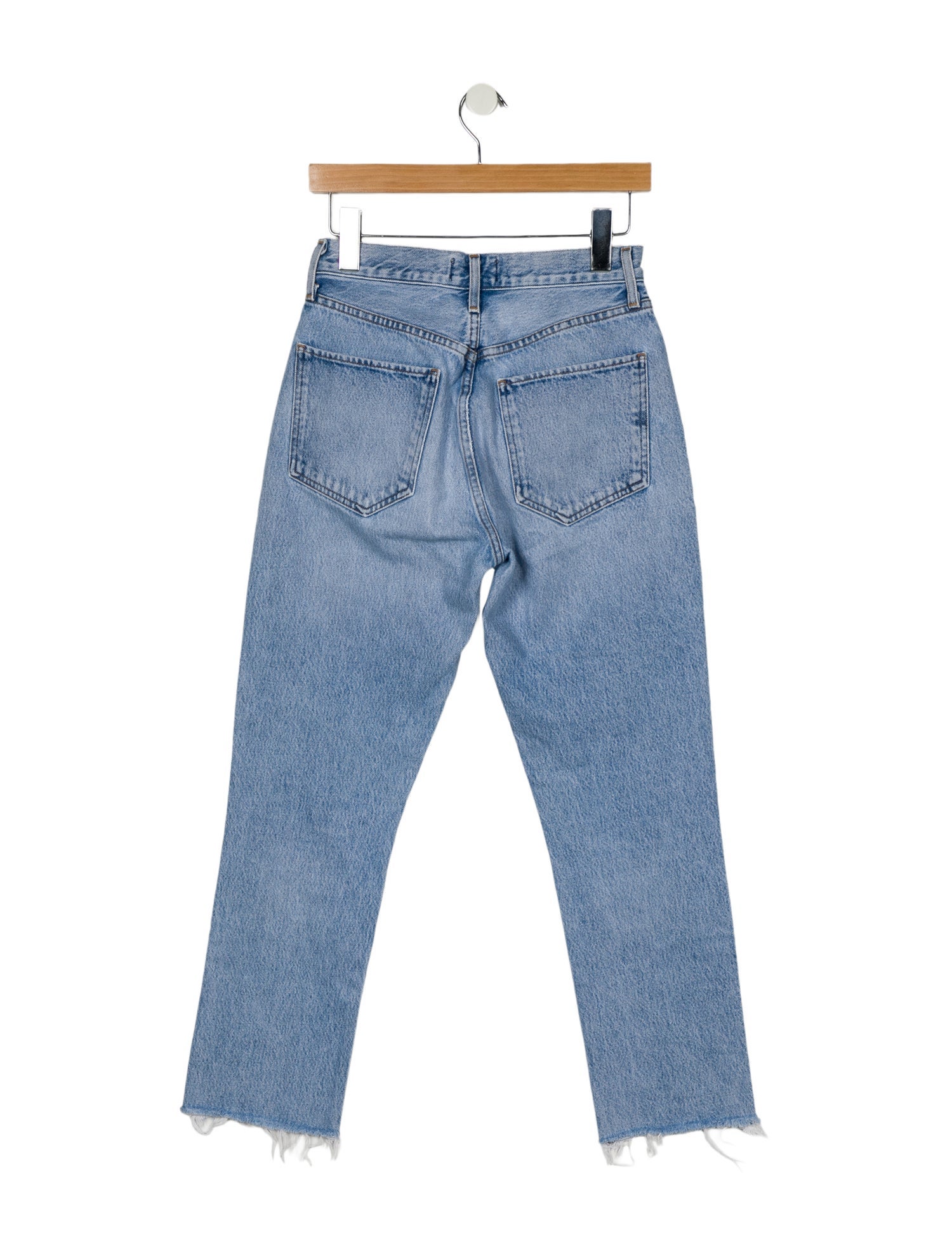 AGOLDE High-Rise Straight Leg Jeans