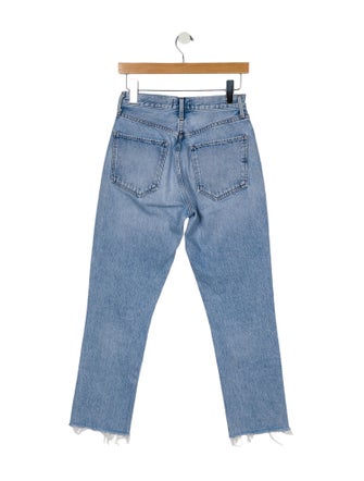 AGOLDE High-Rise Straight Leg Jeans