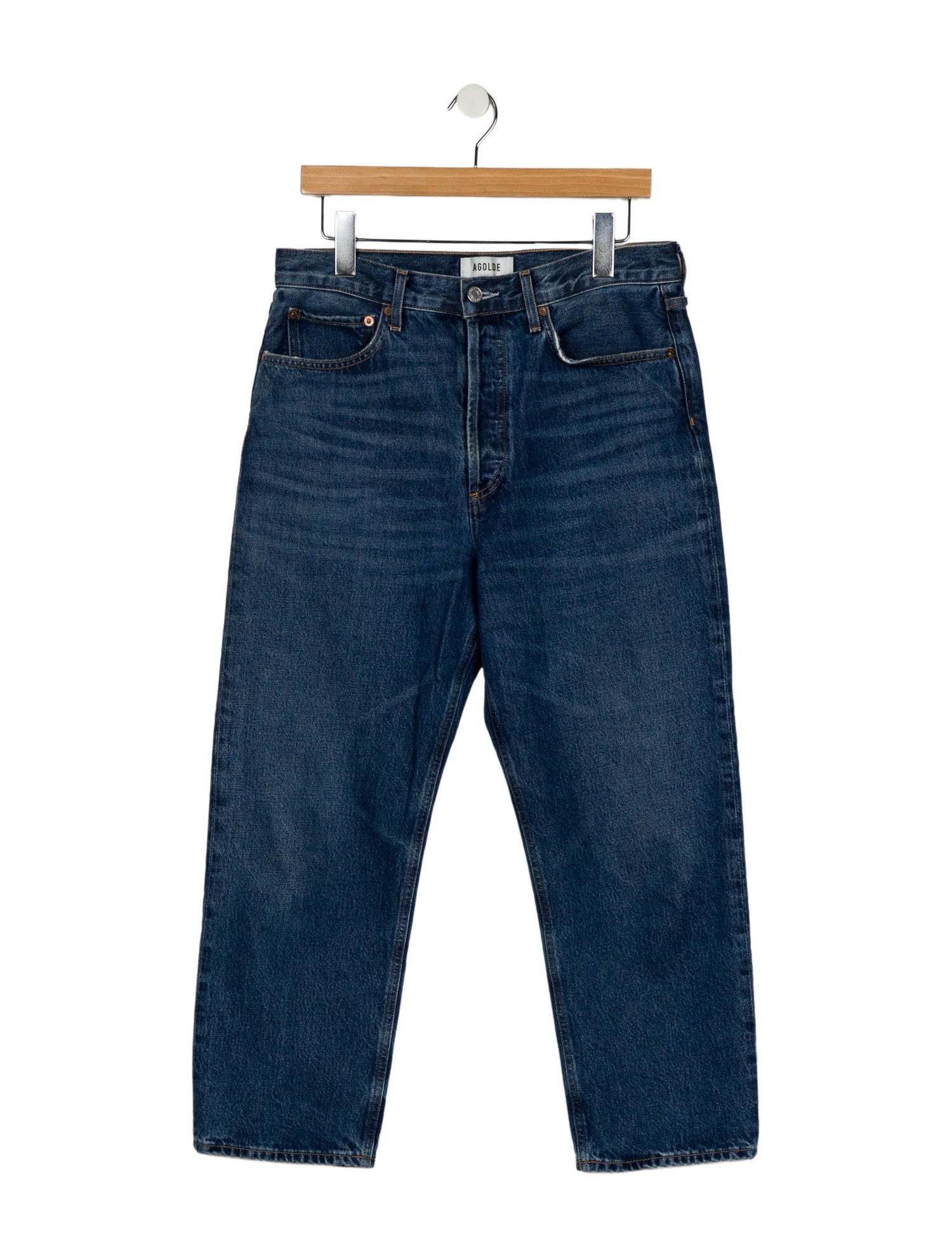 AGOLDE High-Rise Straight Leg Jeans