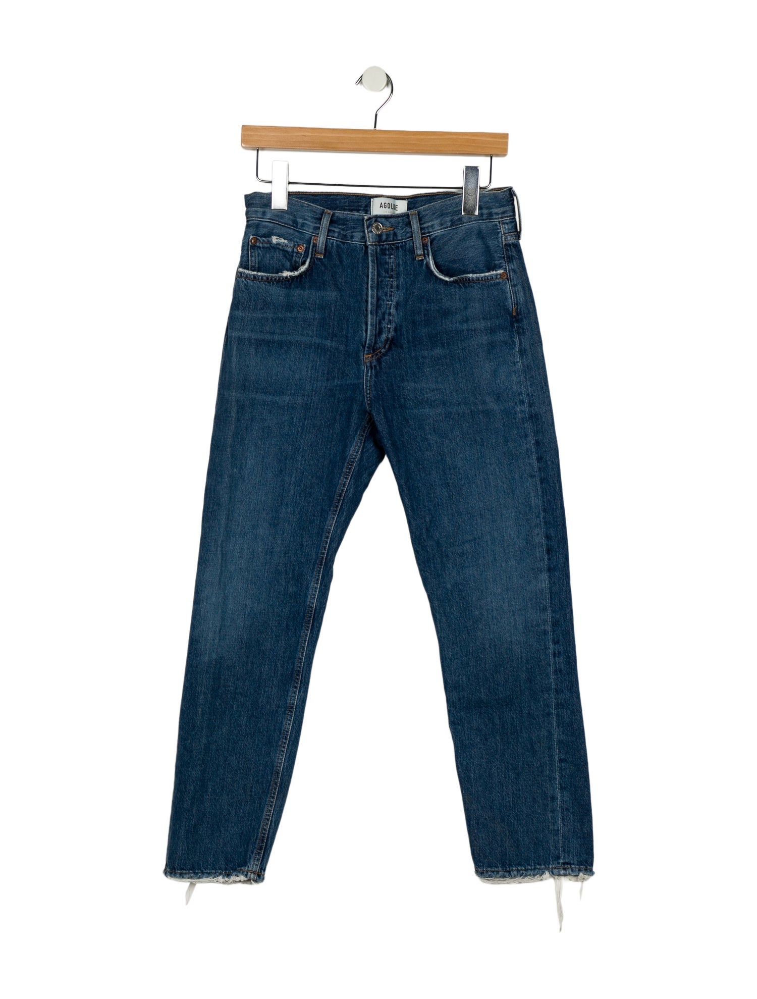 AGOLDE High-Rise Straight Leg Jeans