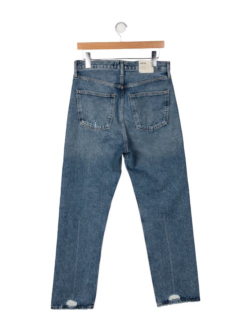 AGOLDE High-Rise Straight Leg Jeans