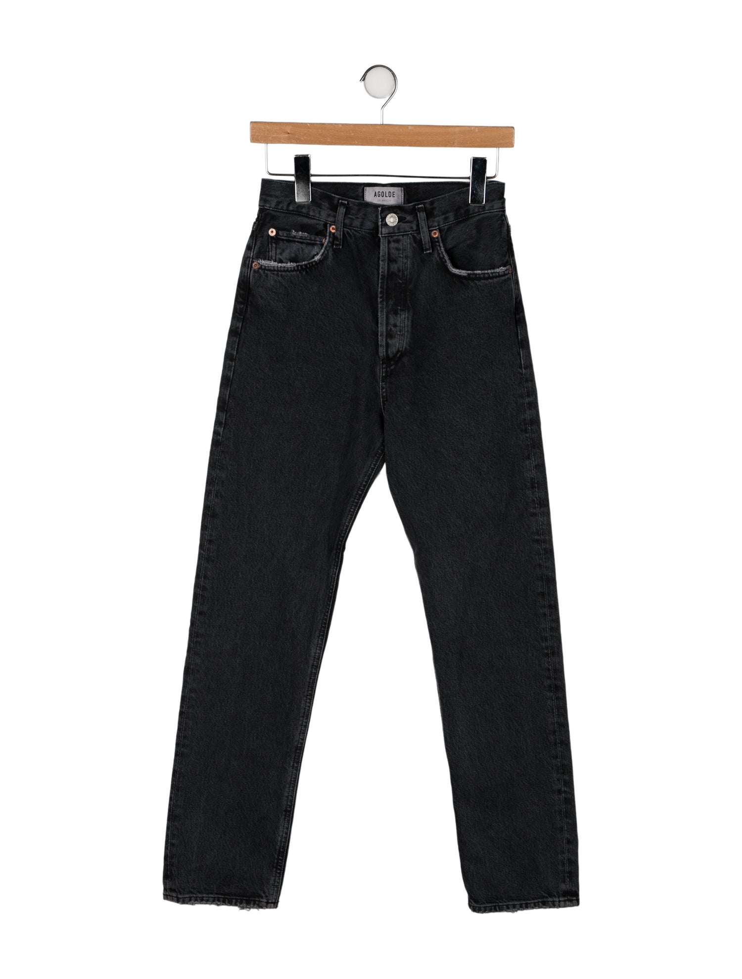 AGOLDE High-Rise Straight Leg Jeans