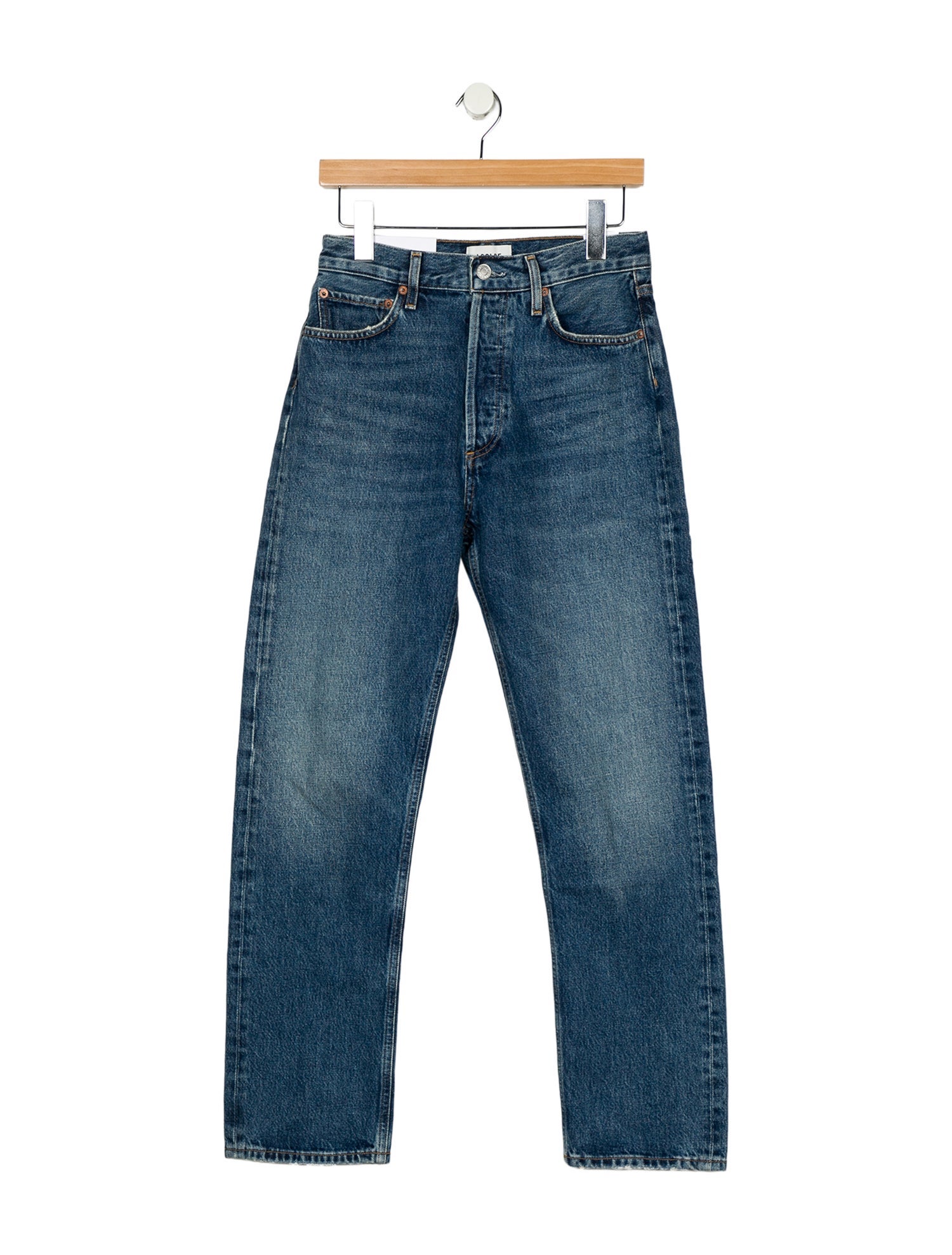 AGOLDE High-Rise Straight Leg Jeans