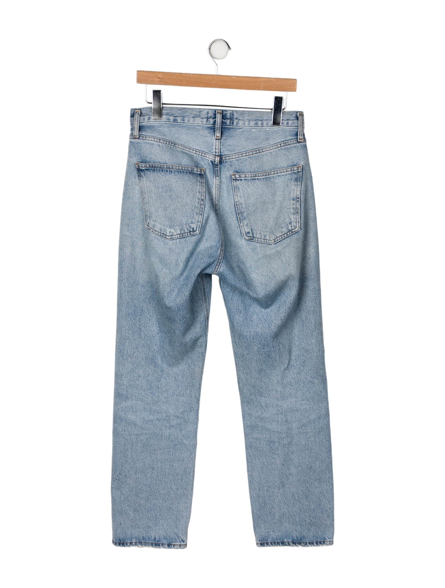 AGOLDE High-Rise Straight Leg Jeans