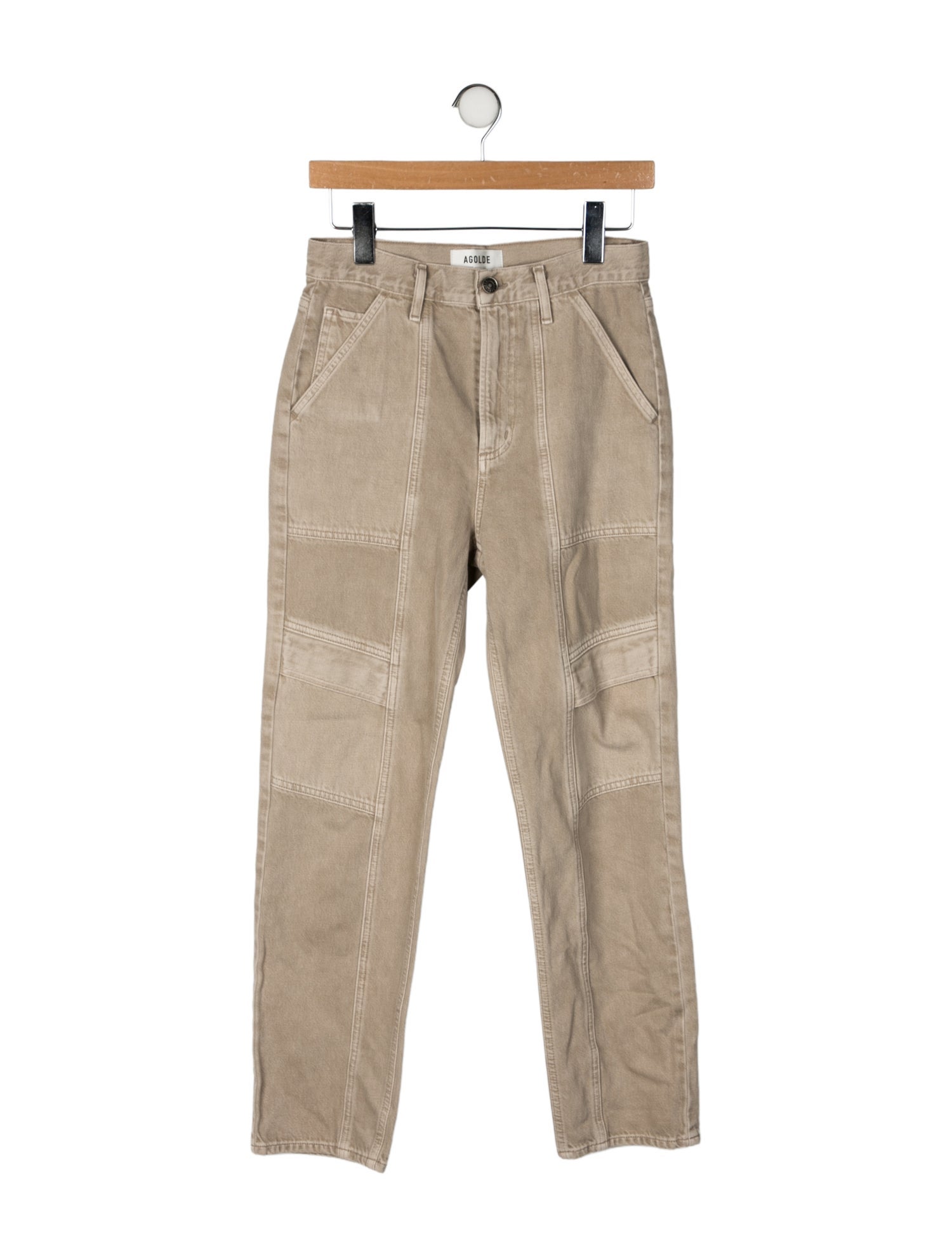 AGOLDE Mid-Rise Straight Leg Jeans