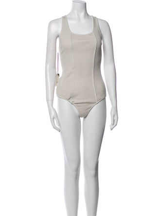 AGOLDE Square Neckline Sleeveless Bodysuit