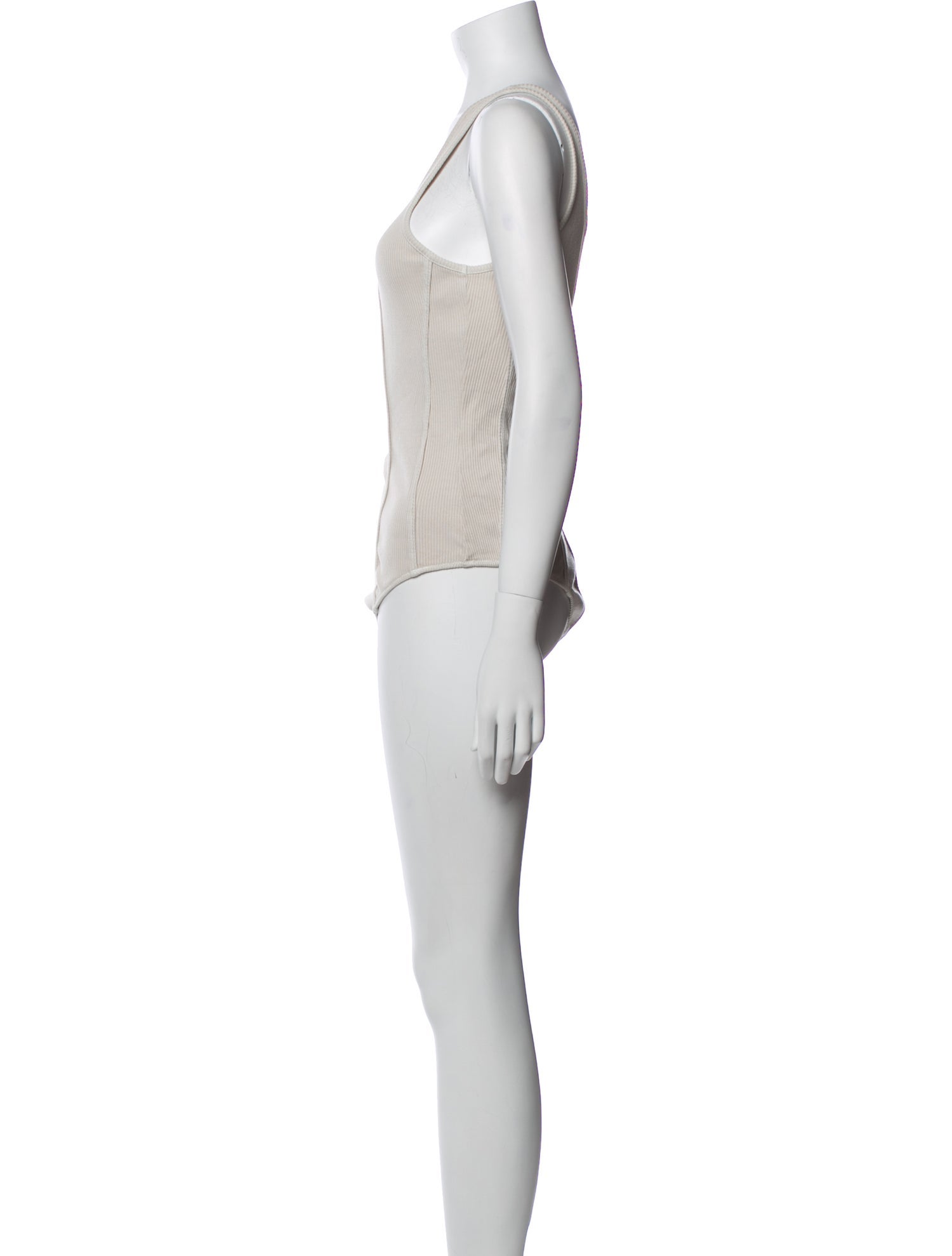 AGOLDE Square Neckline Sleeveless Bodysuit