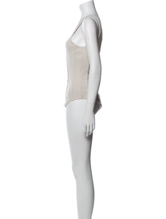 AGOLDE Square Neckline Sleeveless Bodysuit