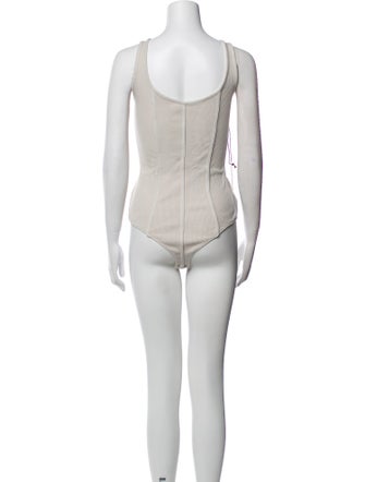 AGOLDE Square Neckline Sleeveless Bodysuit