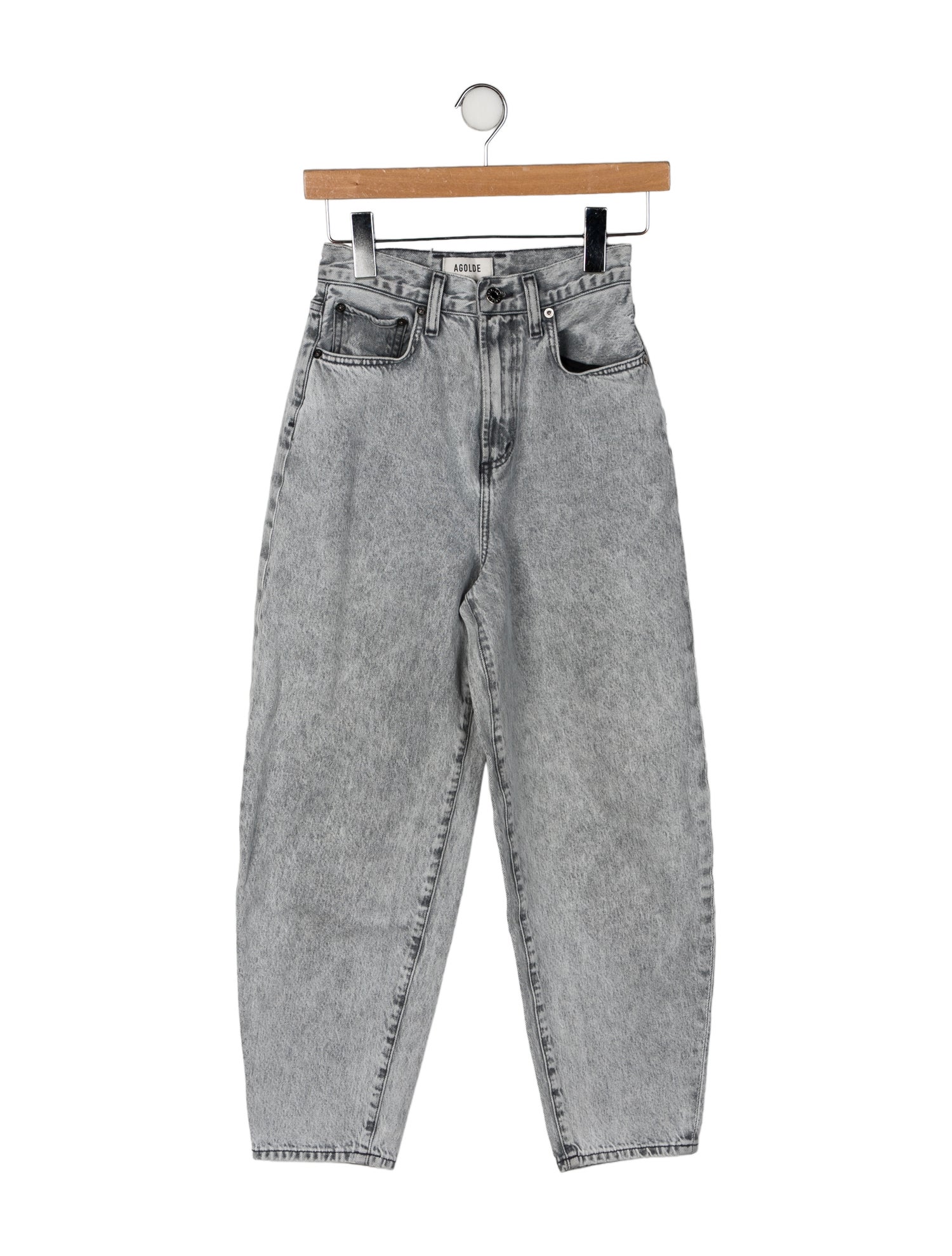 AGOLDE High-Rise Straight Leg Jeans