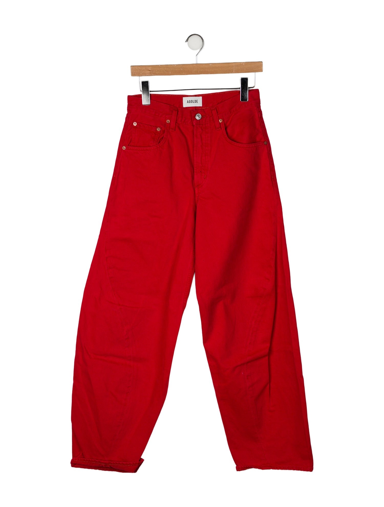 AGOLDE Mid-Rise Wide Leg Jeans