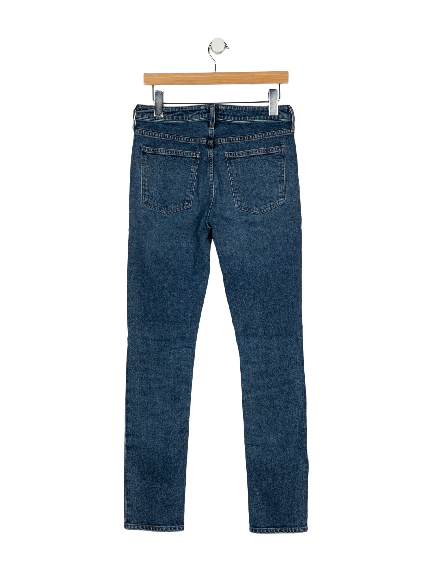 AGOLDE Mid-Rise Straight Leg Jeans