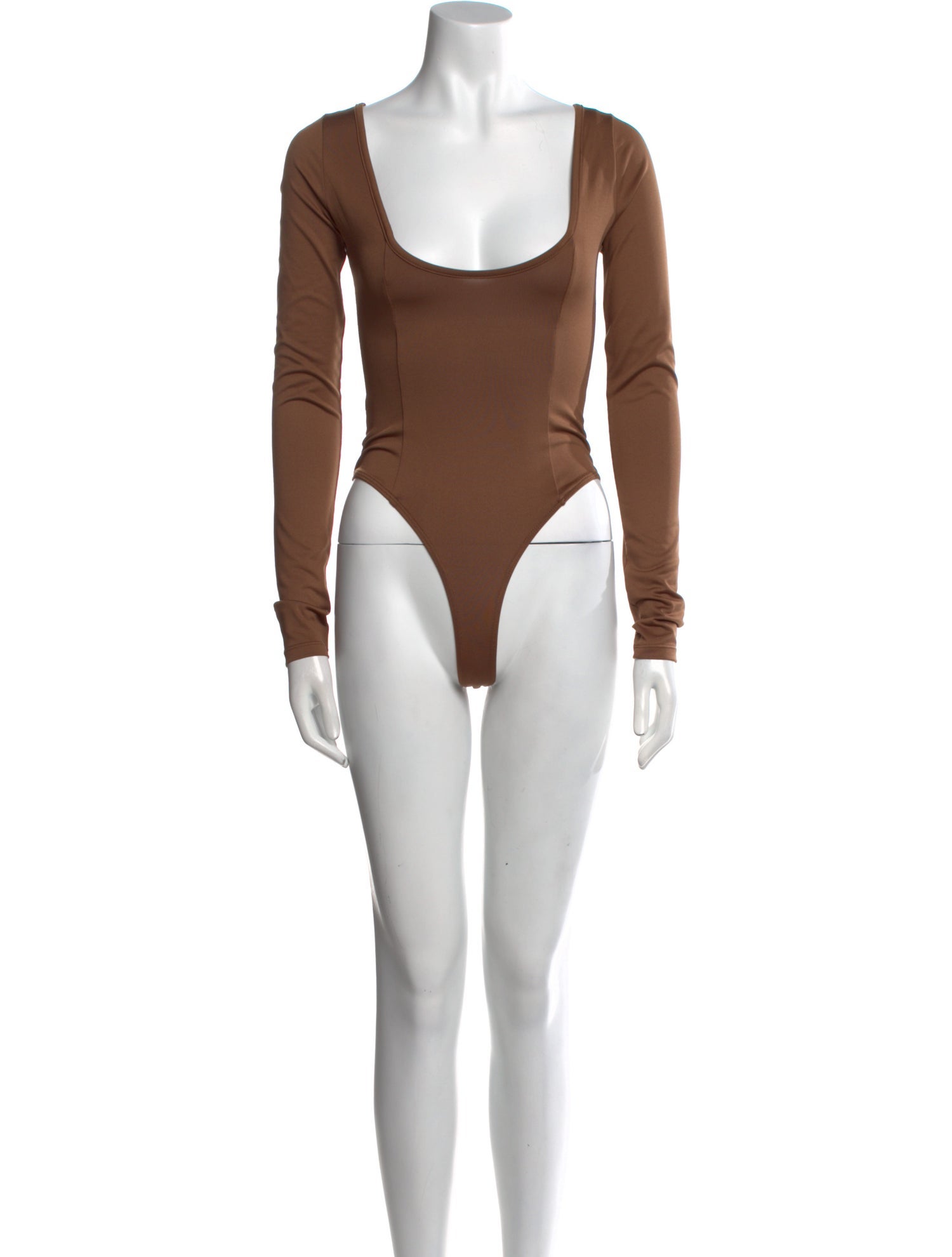 AGOLDE Scoop Neck Long Sleeve Bodysuit