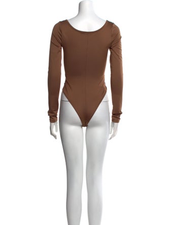 AGOLDE Scoop Neck Long Sleeve Bodysuit