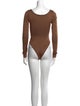 AGOLDE Scoop Neck Long Sleeve Bodysuit