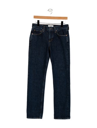 AGOLDE Mid-Rise Straight Leg Jeans