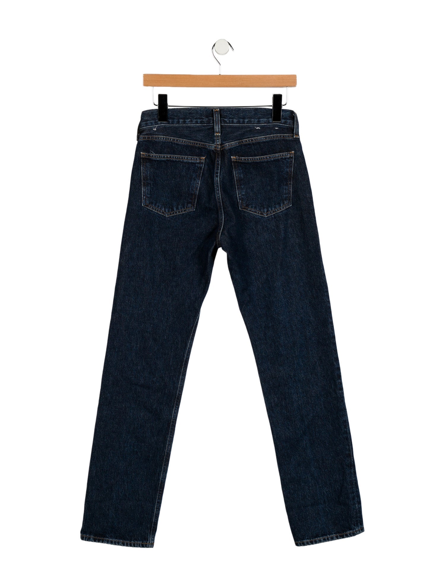 AGOLDE Mid-Rise Straight Leg Jeans