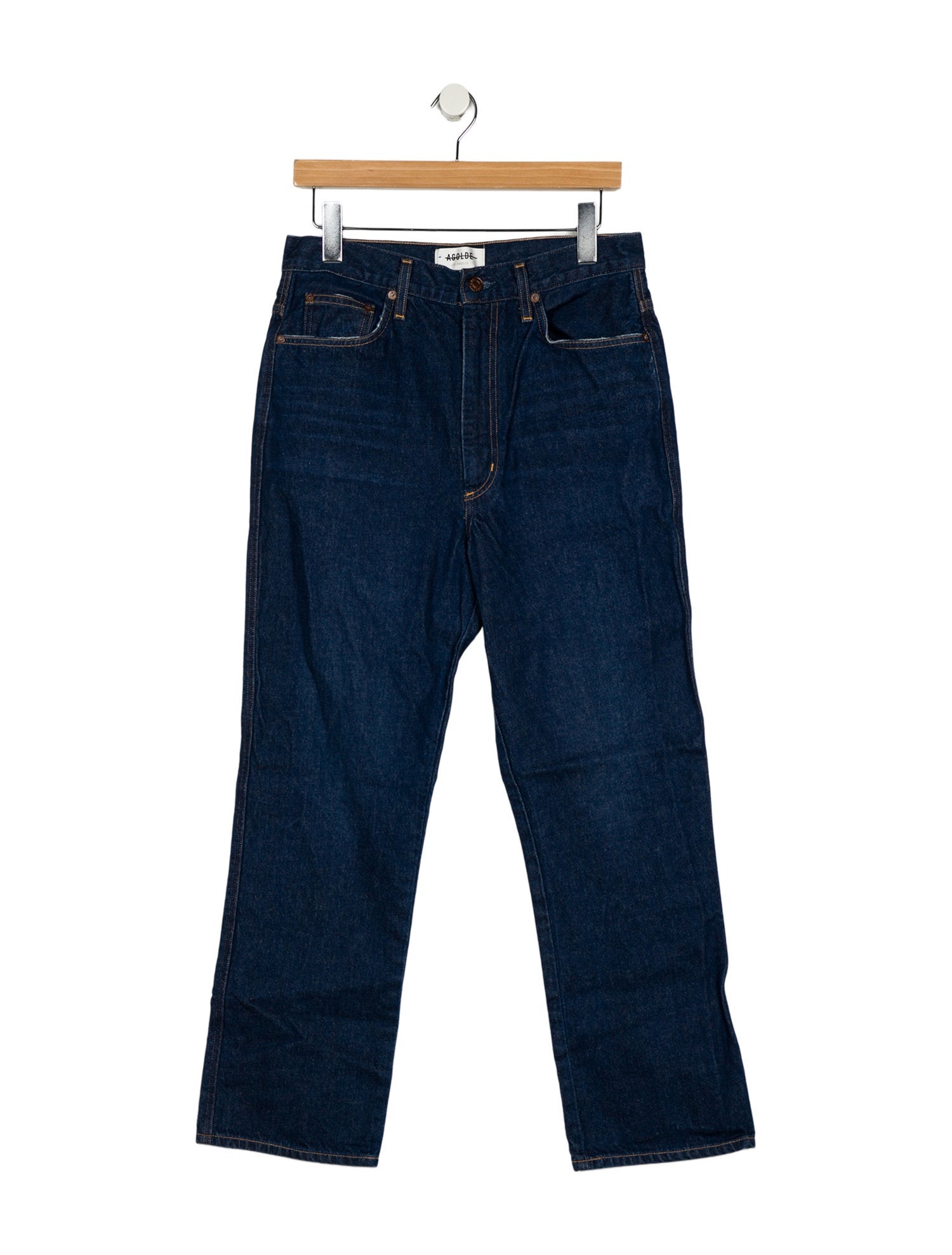 AGOLDE High-Rise Straight Leg Jeans